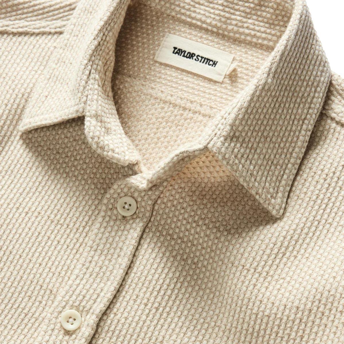 Utility Shirt Natural Sashiko Product Image