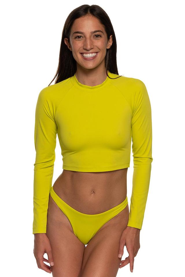 Sale Moana Long Sleeved Crop Rashie Female Product Image