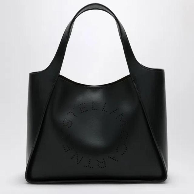 Black Medium Stella Logo Bag Women In Green Product Image