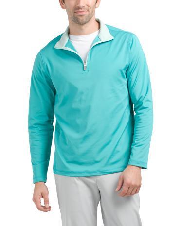 Quarter Zip Golf Pullover For Men Product Image