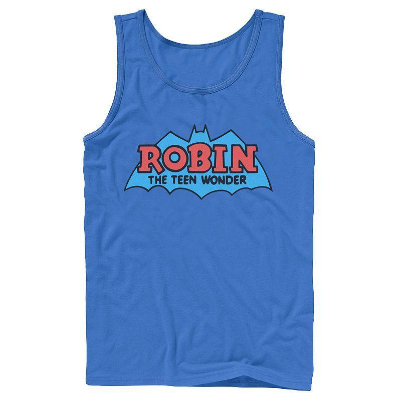 Mens DC Comics Robin The Teen Wonder Classic Logo Tank Top Product Image