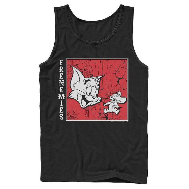 Mens Tom And Jerry Frenemies Street Style Portrait Tank Top Product Image