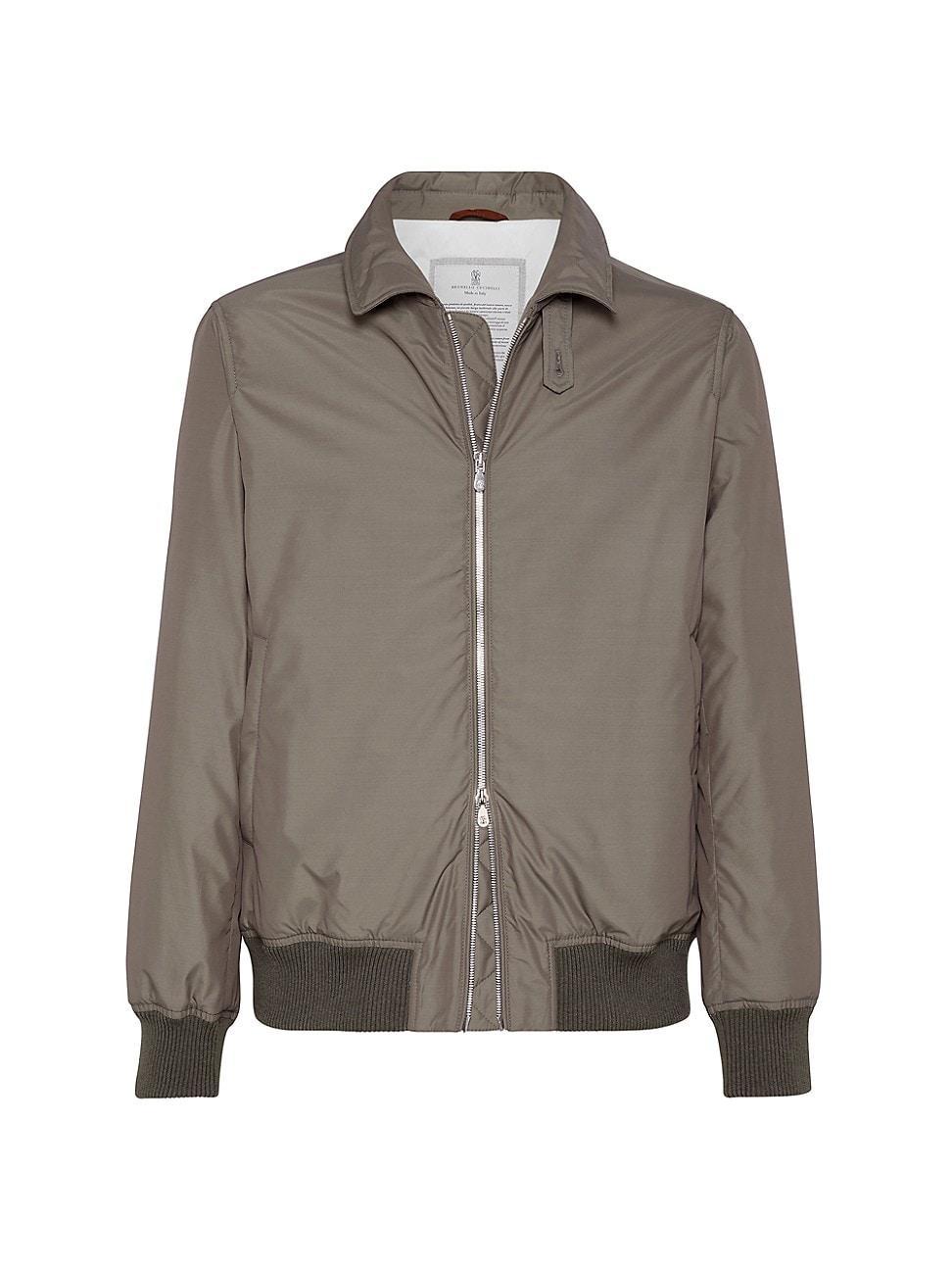 Mens Techno Poplin Bomber Jacket with Thermore Padding Product Image