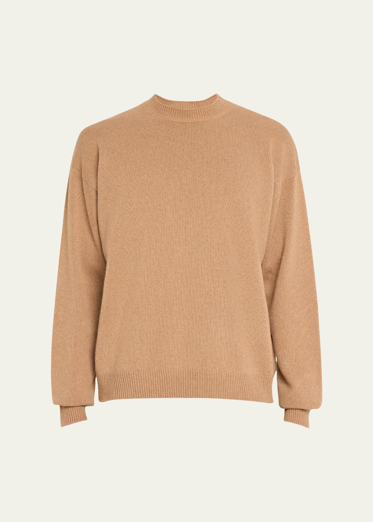 Mens Cashmere Jersey Sweater Product Image