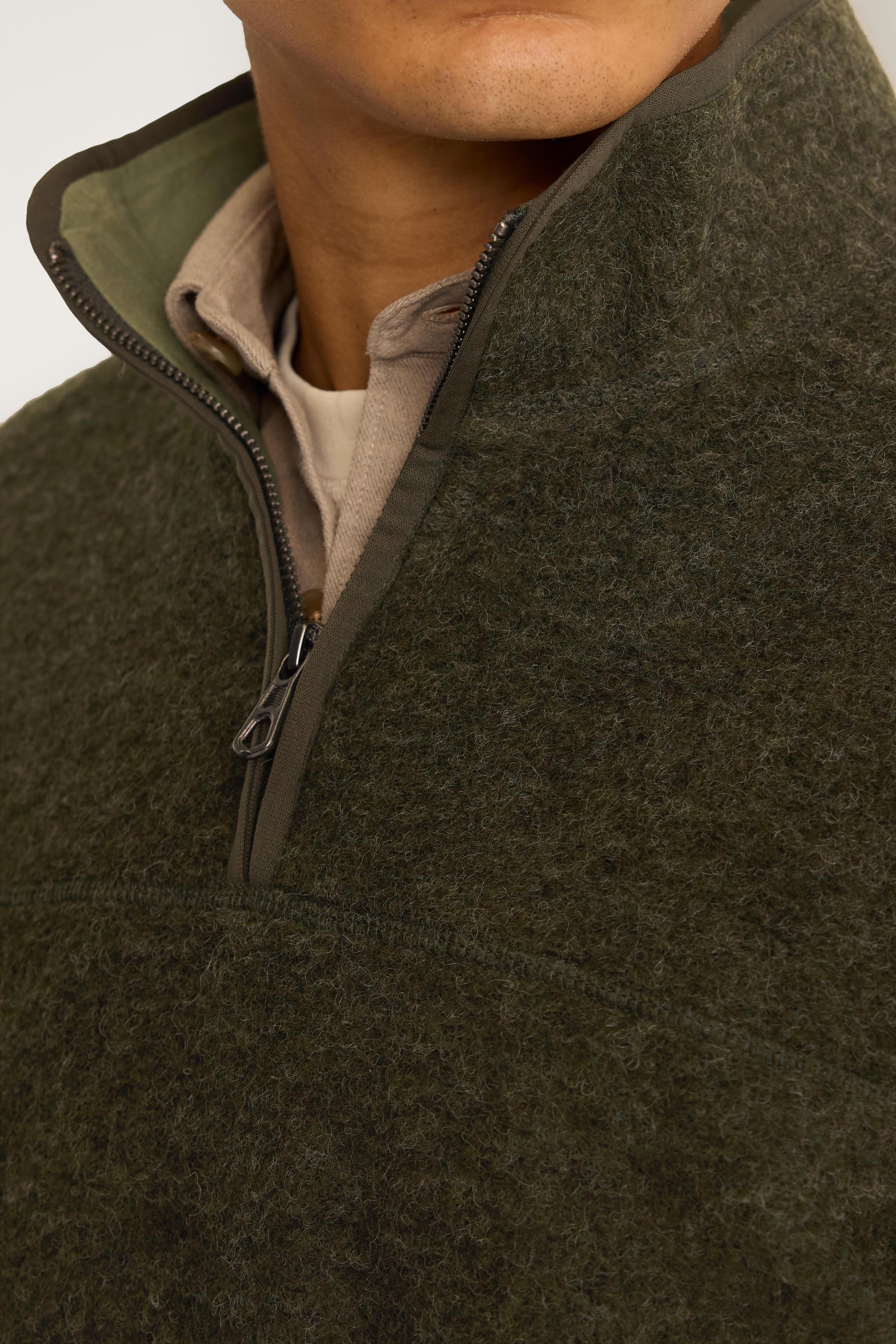 Italian Wool Fleece Half Zip Product Image