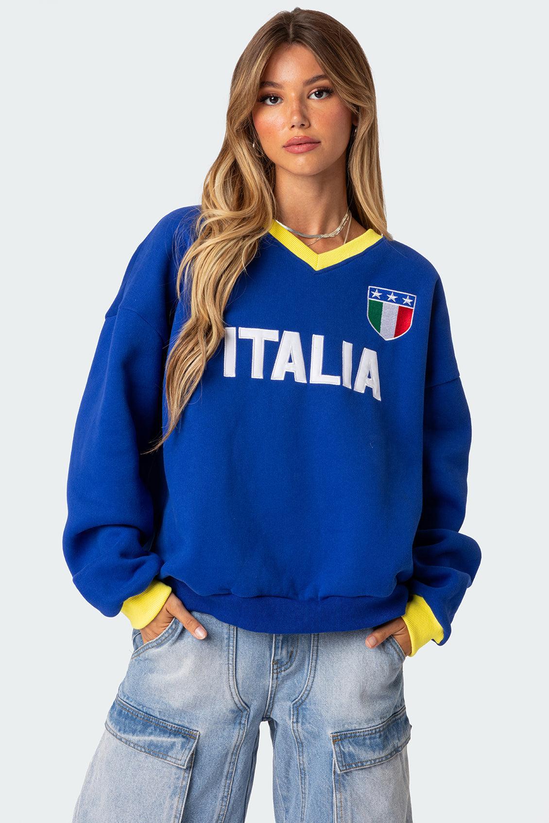 Italy Oversized Sweatshirt Product Image