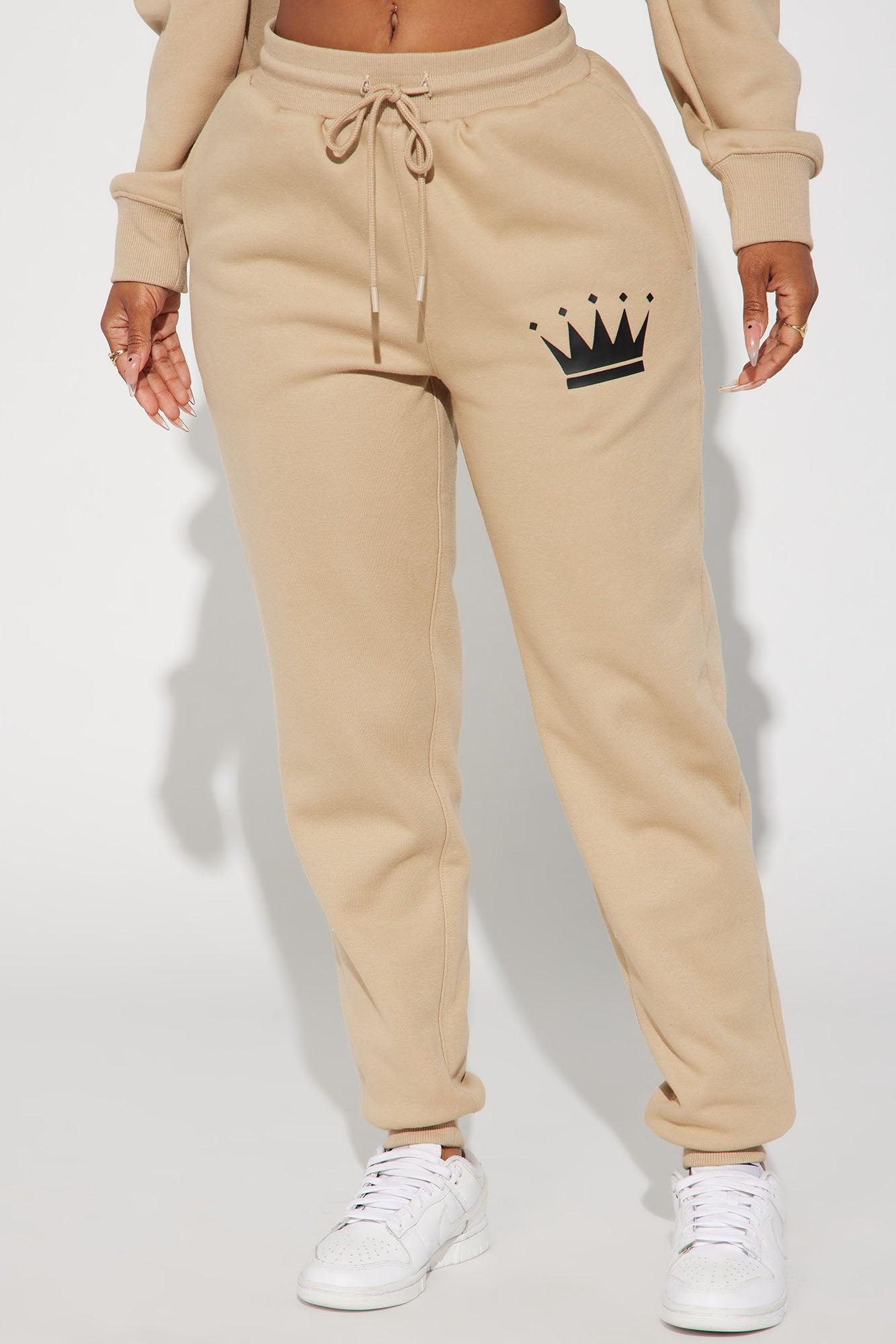 Family Goals Women's Queen Jogger - Taupe Product Image