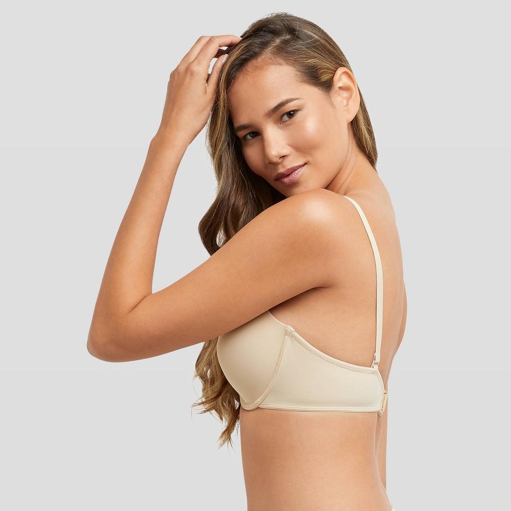 Maidenform Self Expressions Womens T-Shirt Bra 5701 2pk - Latte/White 38D Product Image