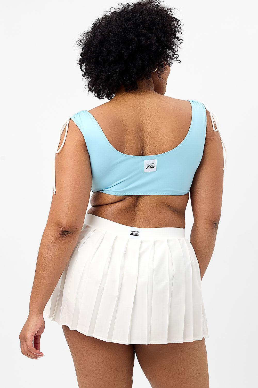 Windy Tennis Skirt - White Product Image