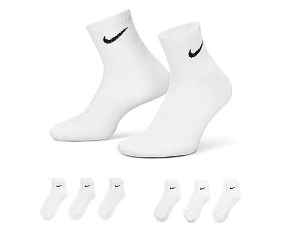 Nike Men's Extra Large Quarter Socks 6 Pairs Product Image