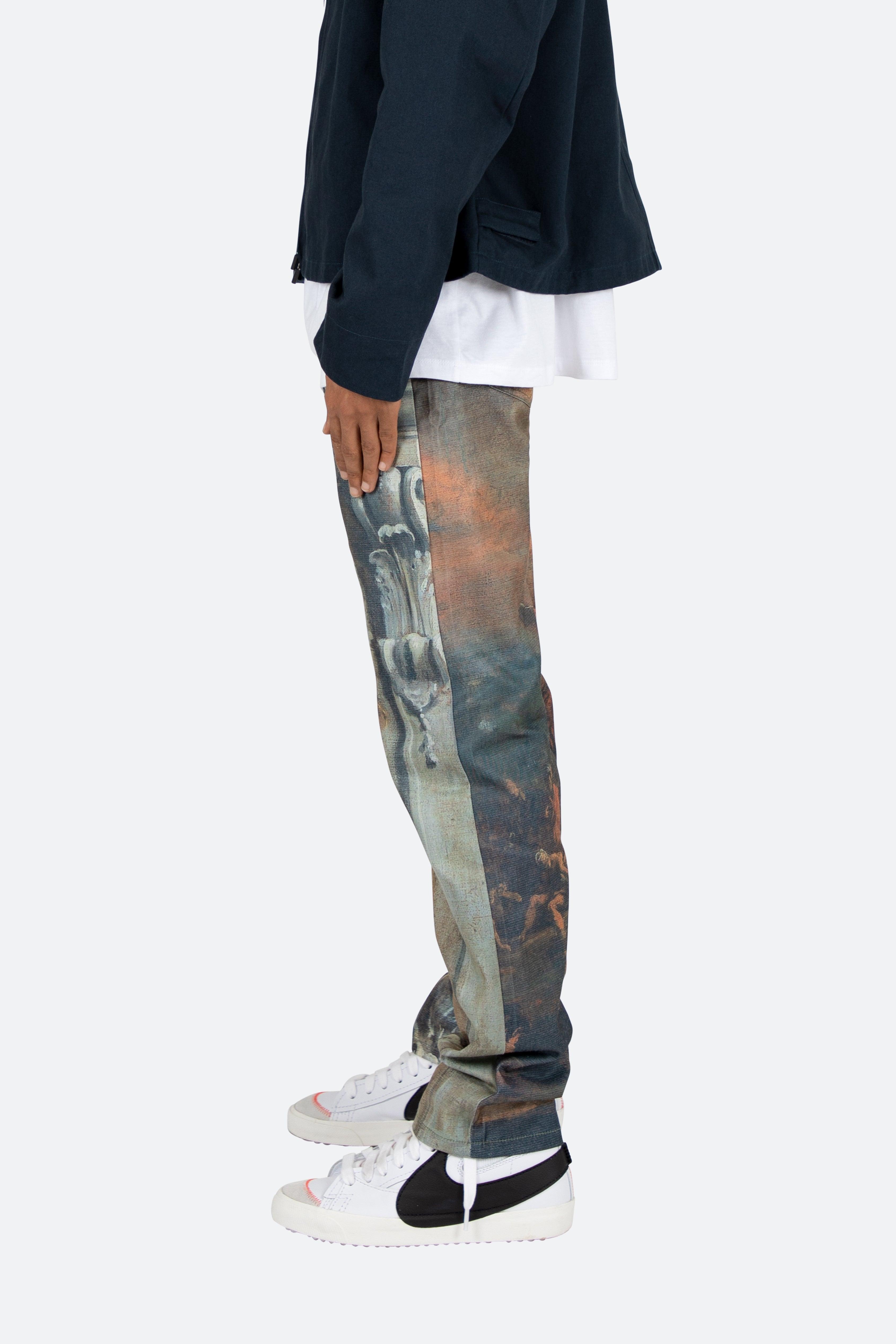 V176 Art Baggy Denim - Multi Male Product Image