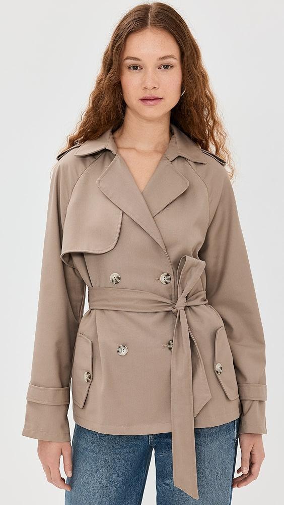 Lioness Cropped Trencherous Coat | Shopbop Product Image