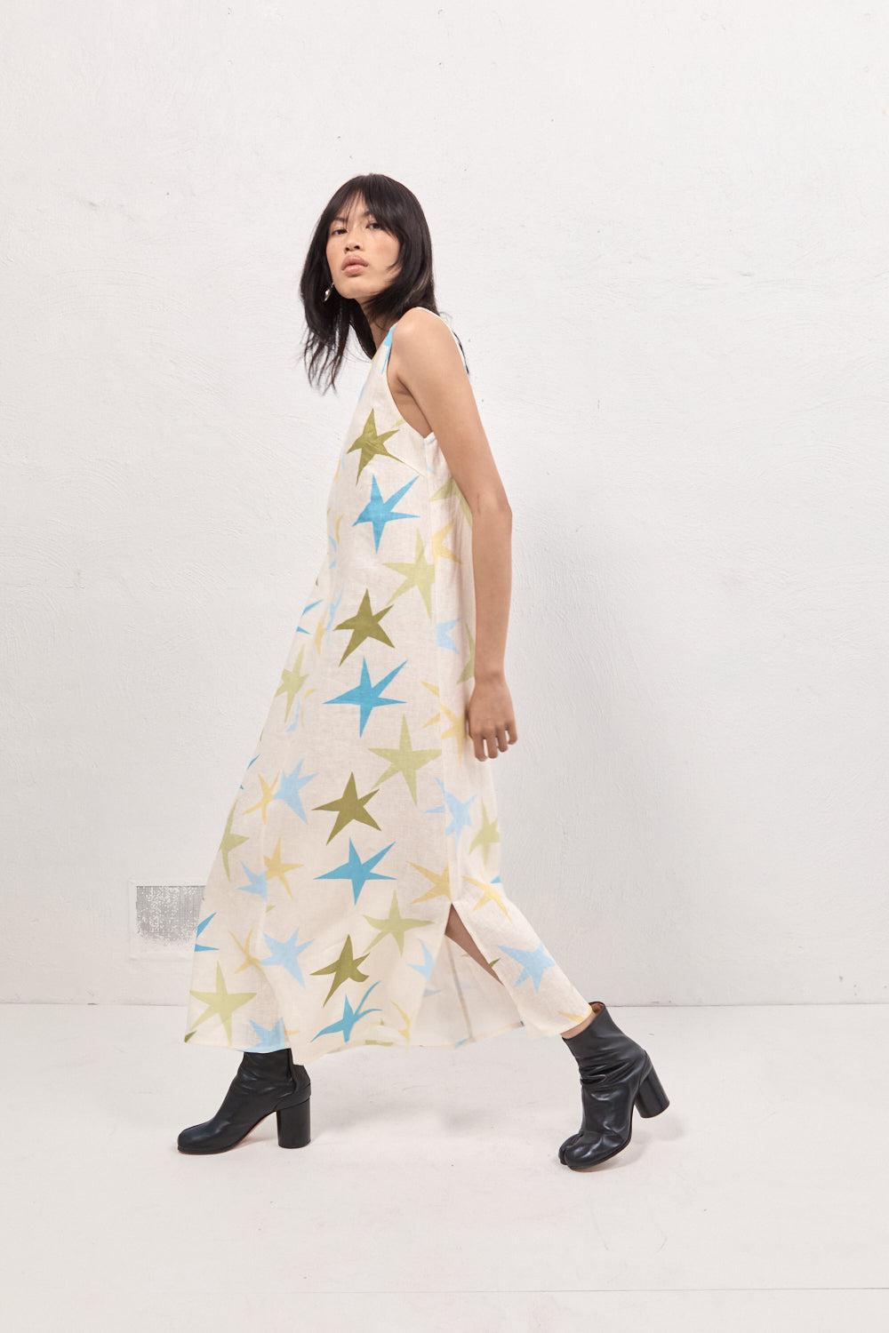 Ines Linen Maxi Dress Star Product Image