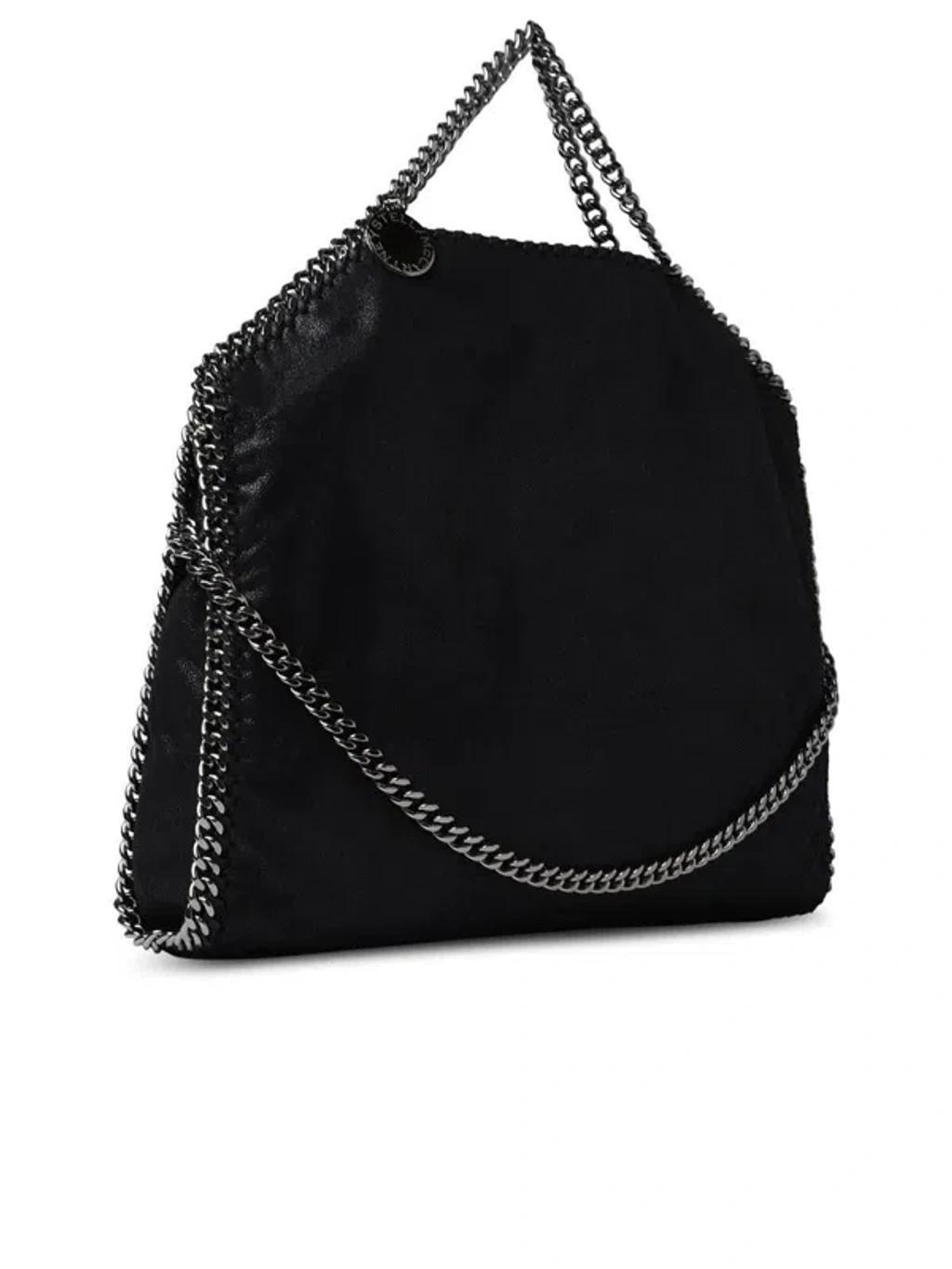 STELLA MCCARTNEY Black Polyester Falabella 3 Chain Handbag Product Image