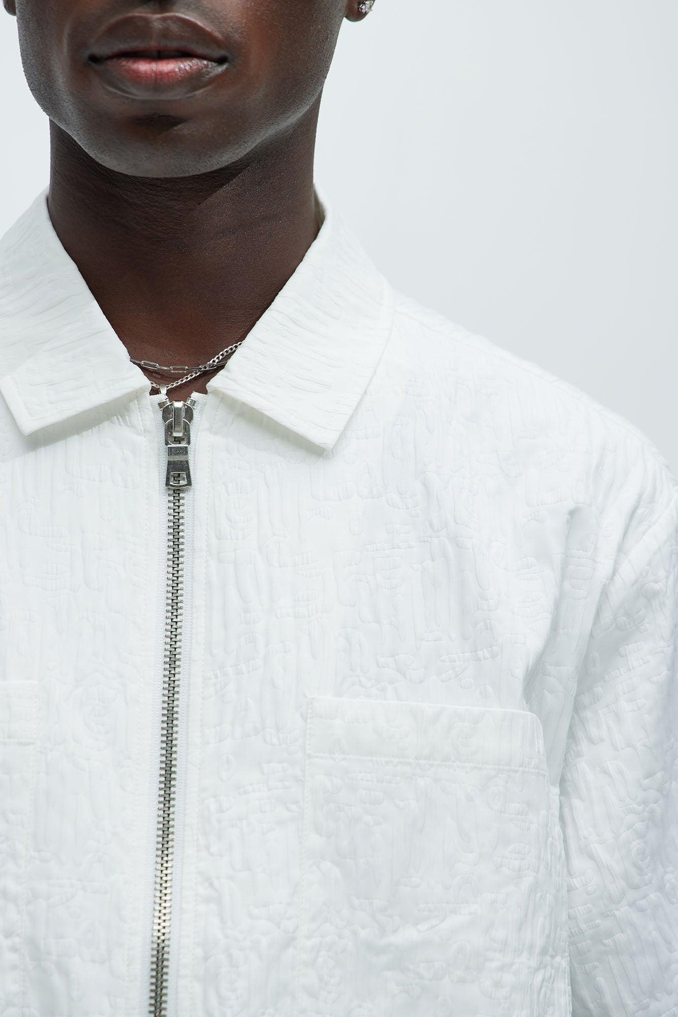 Via Margutta Textured Shirt - White Product Image