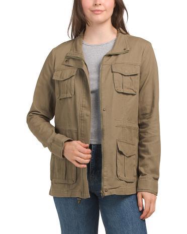 Twill 4 Pocket Jacket for Women | Cotton product image