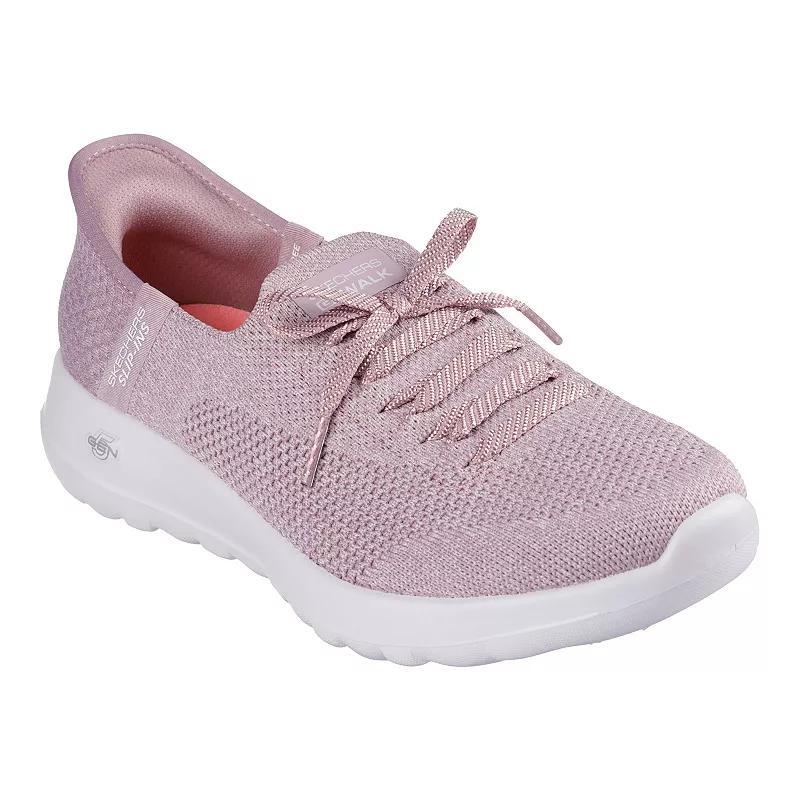 Skechers Womens Go Walk Joy - Abby Faux Lace Walking Sneakers from Finish Line Product Image