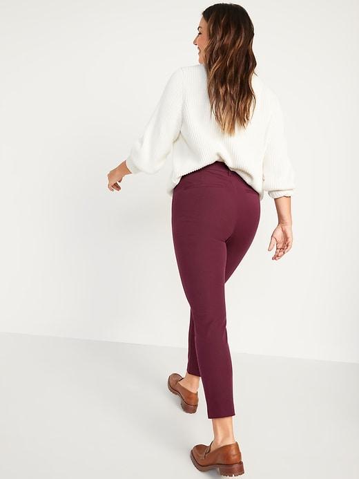 High-Waisted Pixie Skinny Ankle Pants Product Image