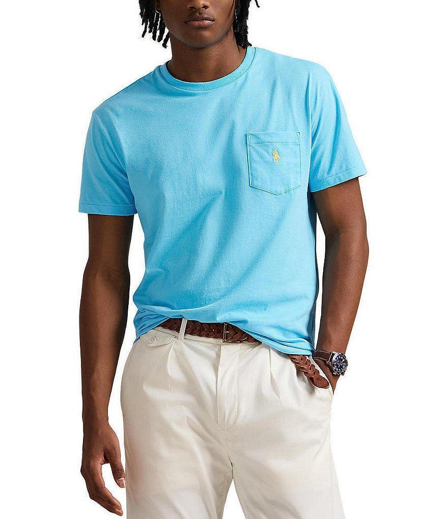 Polo Ralph Lauren Classic Fit Jersey Short Sleeve Pocket T-Shirt Product Image