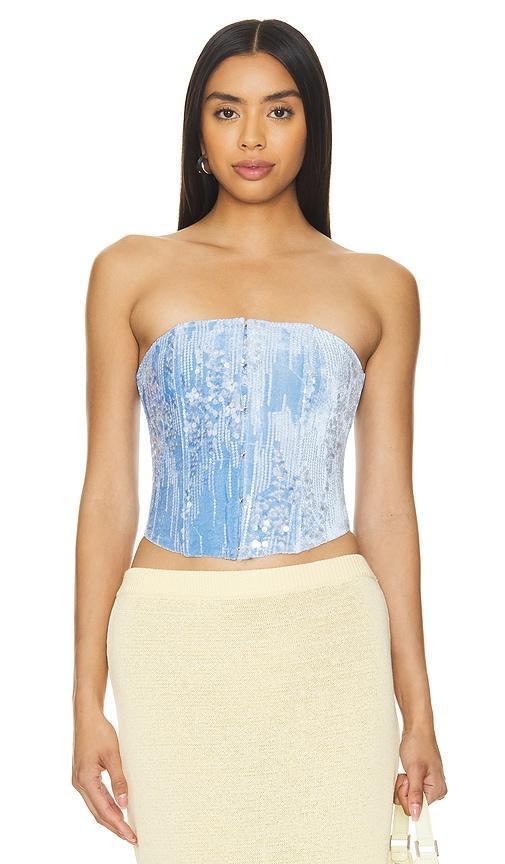 Velvet Bustier Product Image