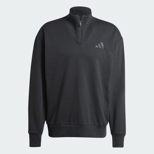 ALL SZN Fleece Quarter-Zip Crew Sweatshirt Product Image