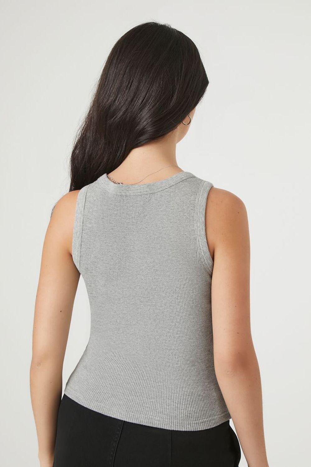 Mineral Wash Waffle Knit Tank Top | Forever 21 Product Image