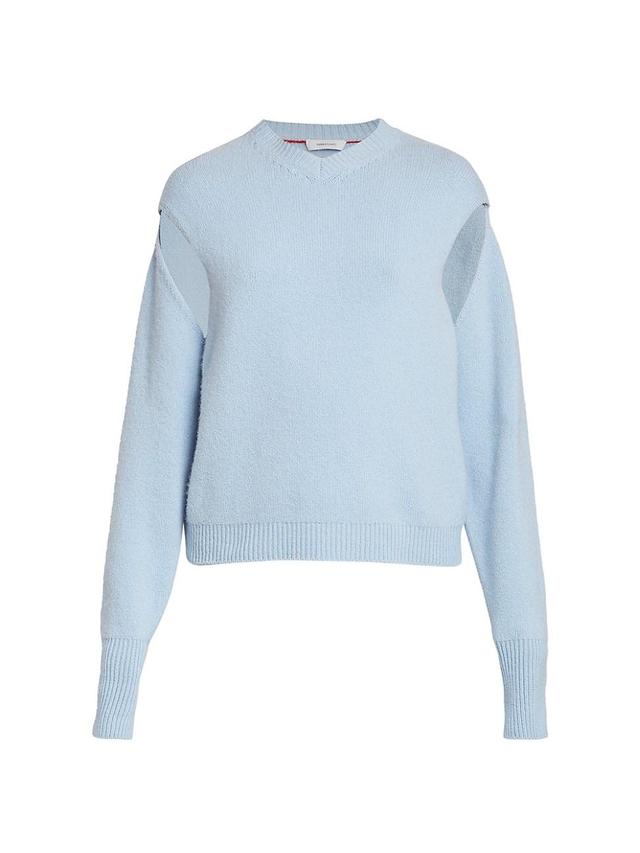 Womens Brushed Cashmere Cut-Out Sweater Product Image