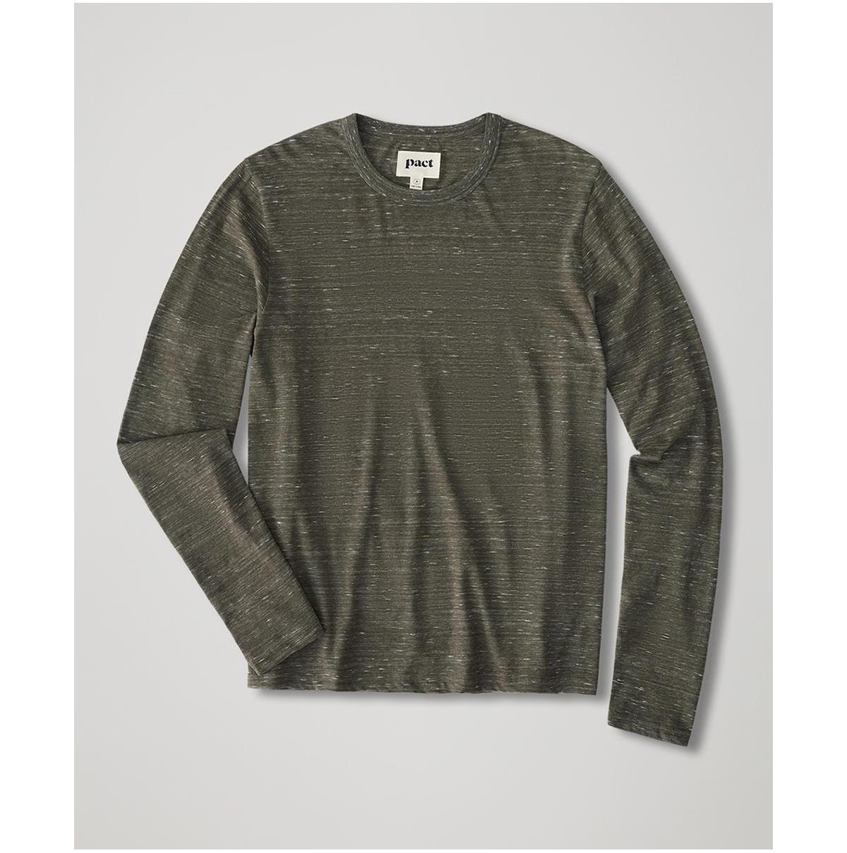 Organic Cotton The Mix Long Sleeve Crew Tee Product Image