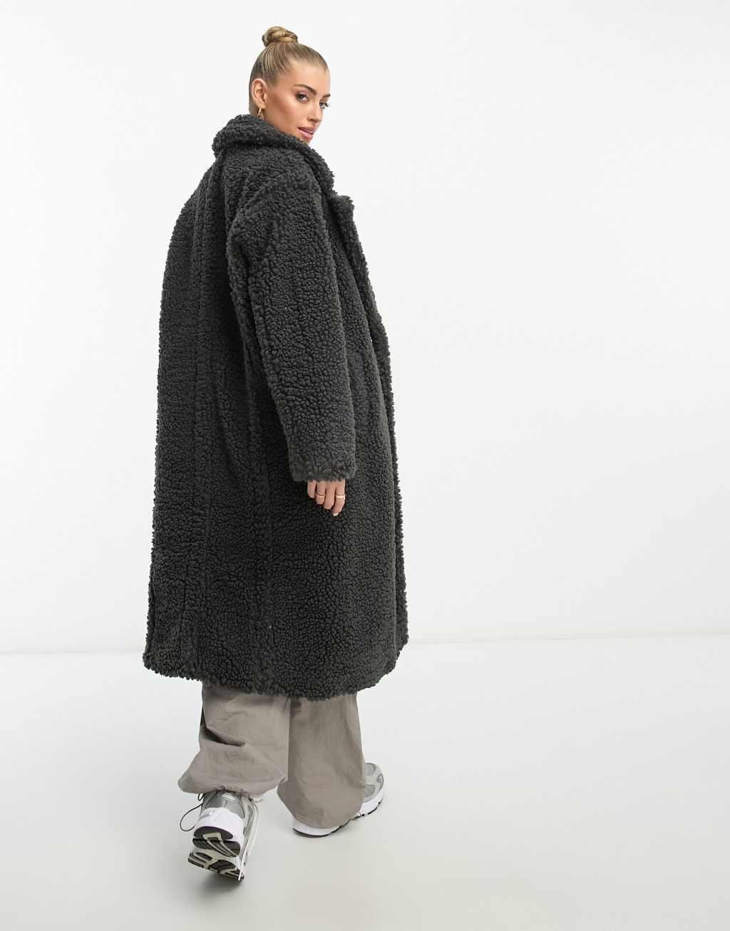 Womens Gertrude Long Teddy Coat Product Image