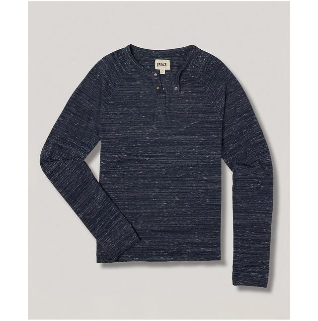 Organic Cotton The Mix Long Sleeve Henley Tee Product Image