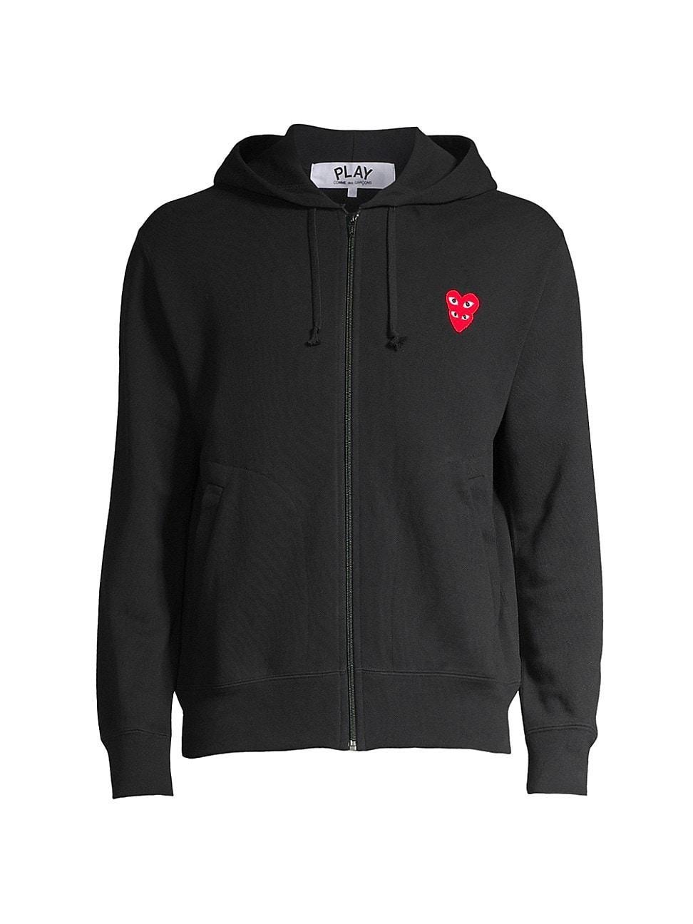 Mens Play Double Heart Hoodie Product Image