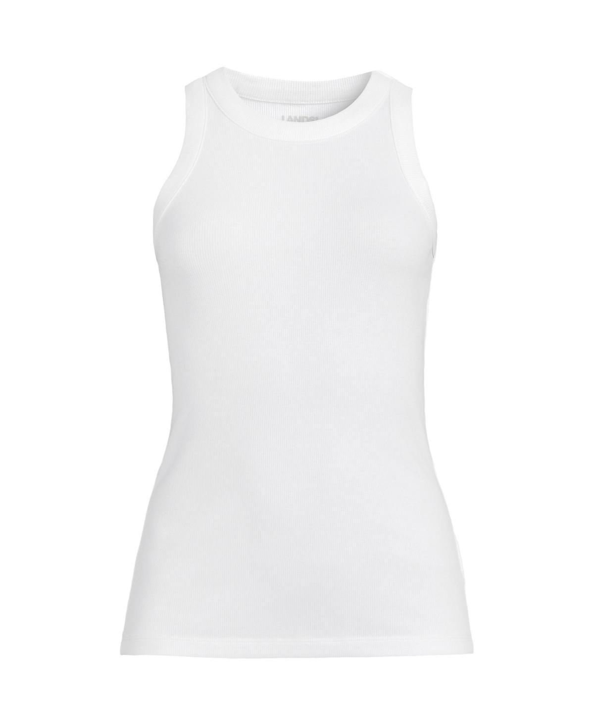 Womens Lands End Crew Neck Tank Top Product Image