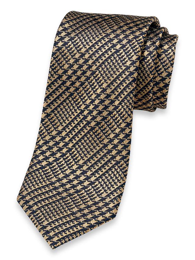 Plaid Woven Silk Tie Product Image