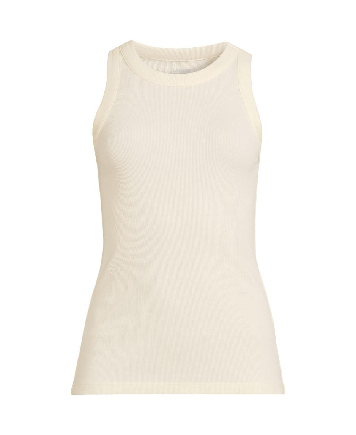 Womens Lands End Crew Neck Tank Top Product Image