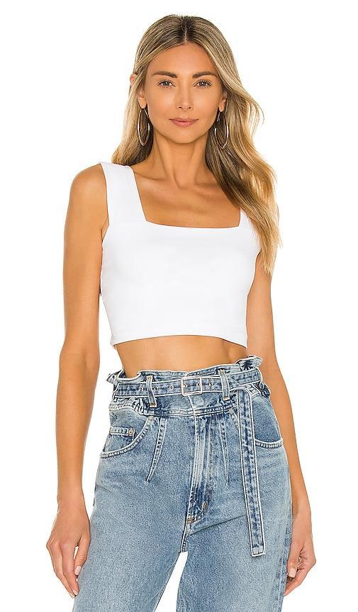 Susana Monaco Wide Strap Crop Top Size L, M, XL, XS. Product Image