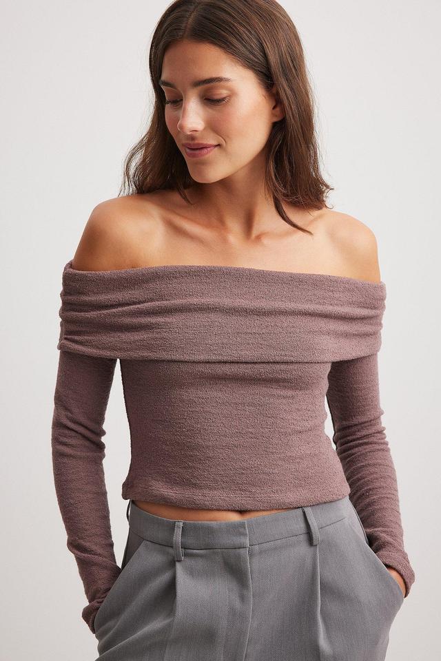 Off Shoulder Jersey Top Product Image