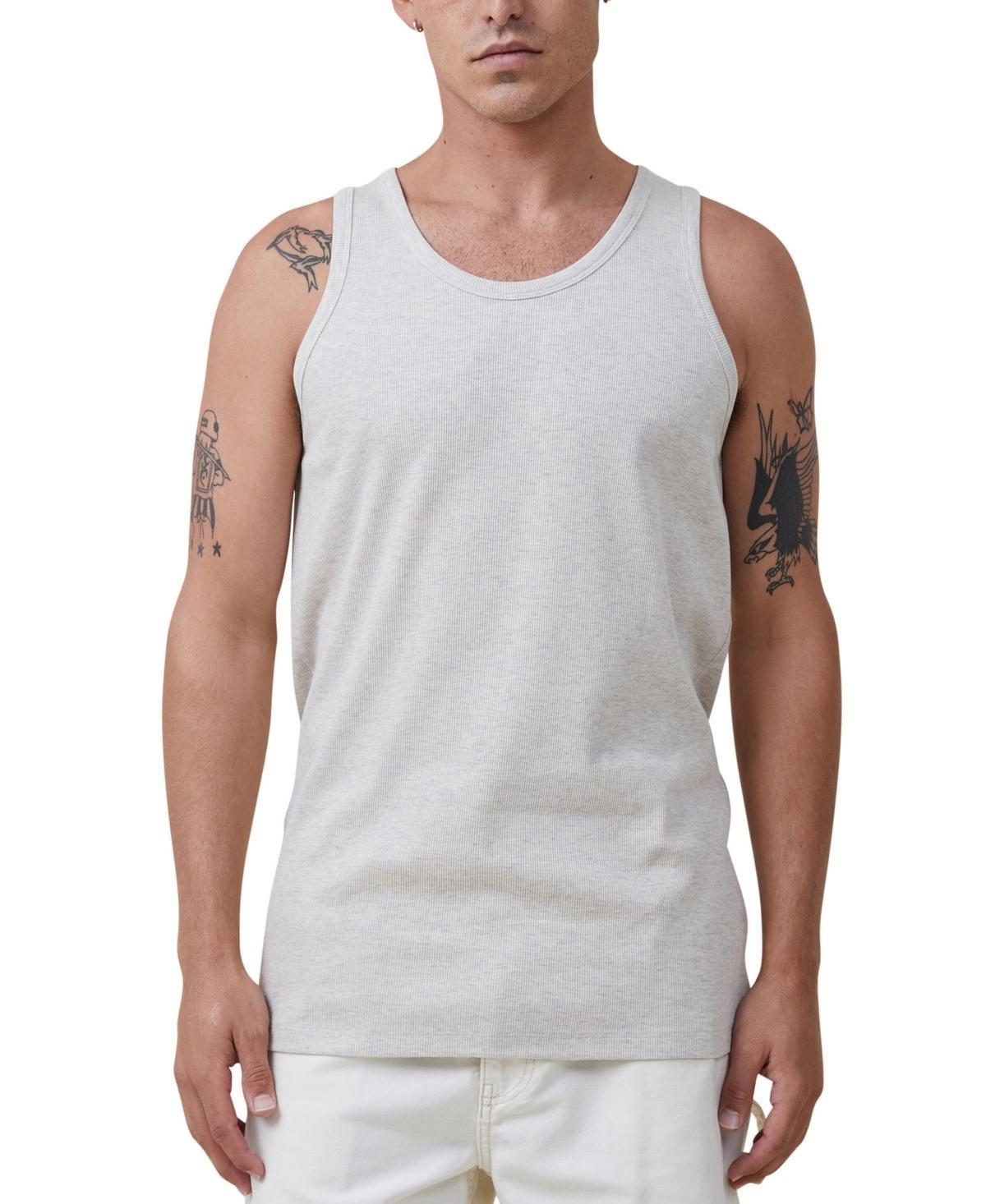 Cotton On Mens Loose Fit Rib Tank Top Product Image