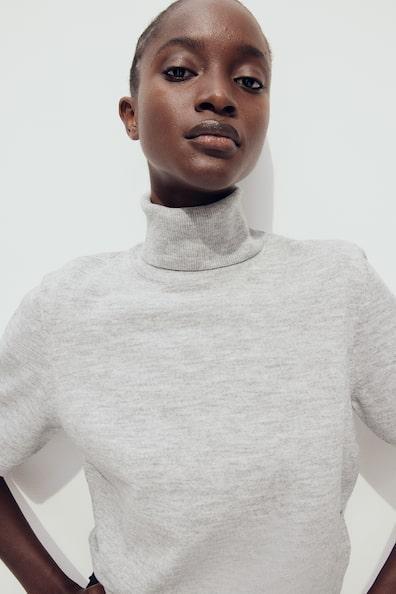 Fine-Knit Turtleneck Sweater Product Image