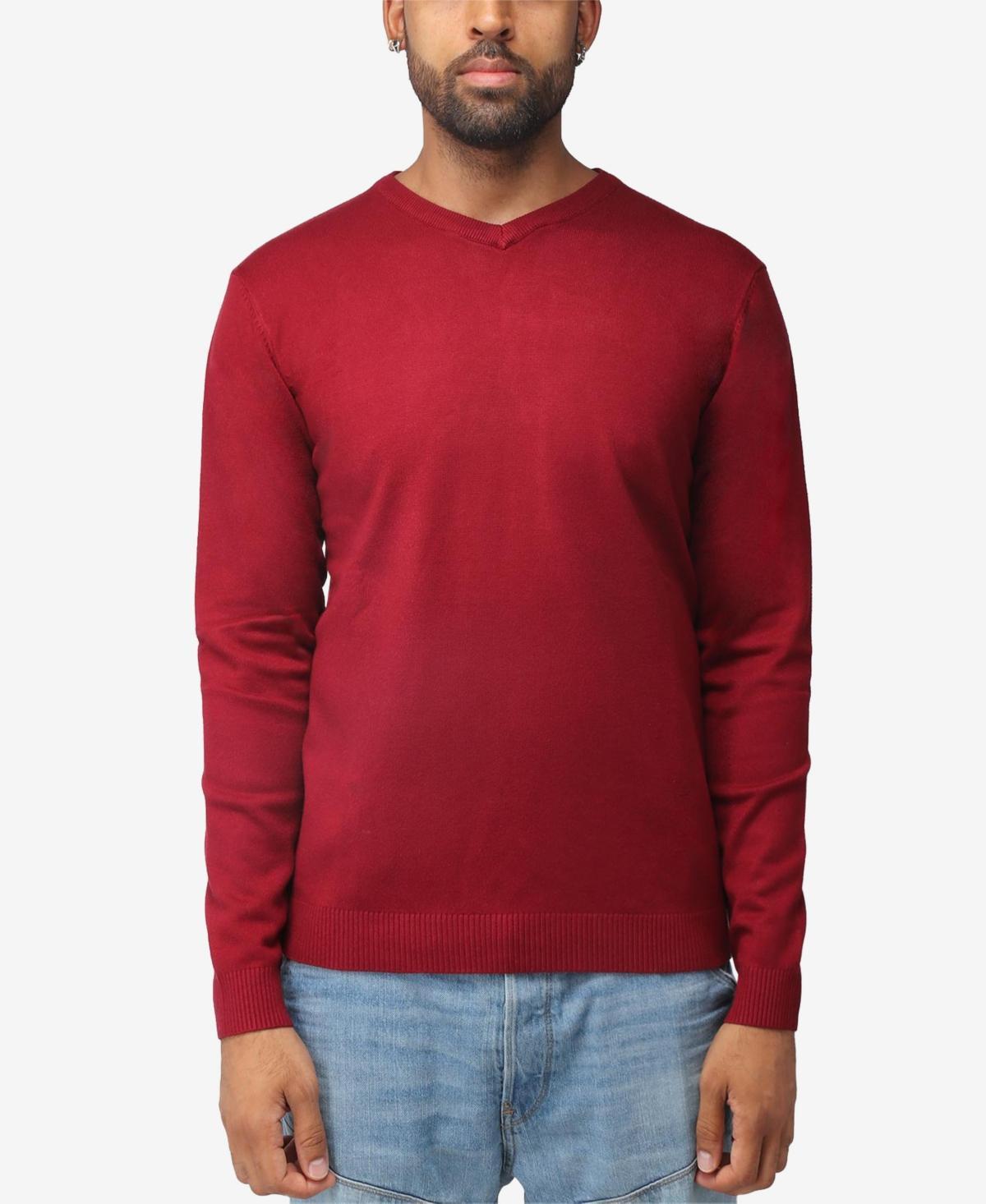 Mens Xray Fitted V-Neck Sweater Product Image