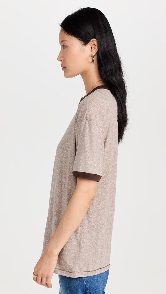 MOTHER The Lowdown Ringer Tee | Shopbop Product Image