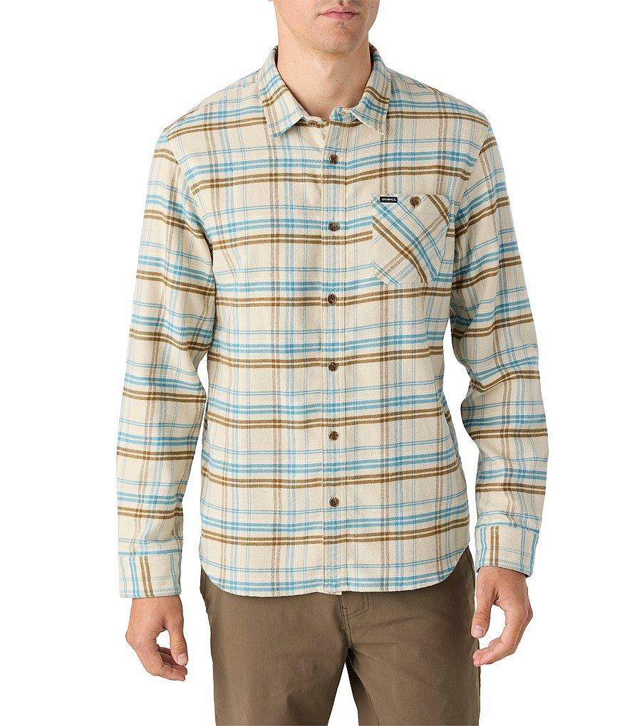 O'Neill Redmond Long Sleeve Yarn-Dyed Light Plaid Woven Shirt Product Image