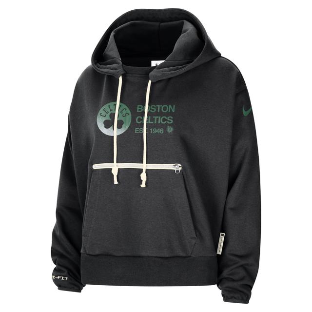 Boston Celtics Standard Issue Nike Women's Dri-FIT NBA Pullover Hoodie Product Image