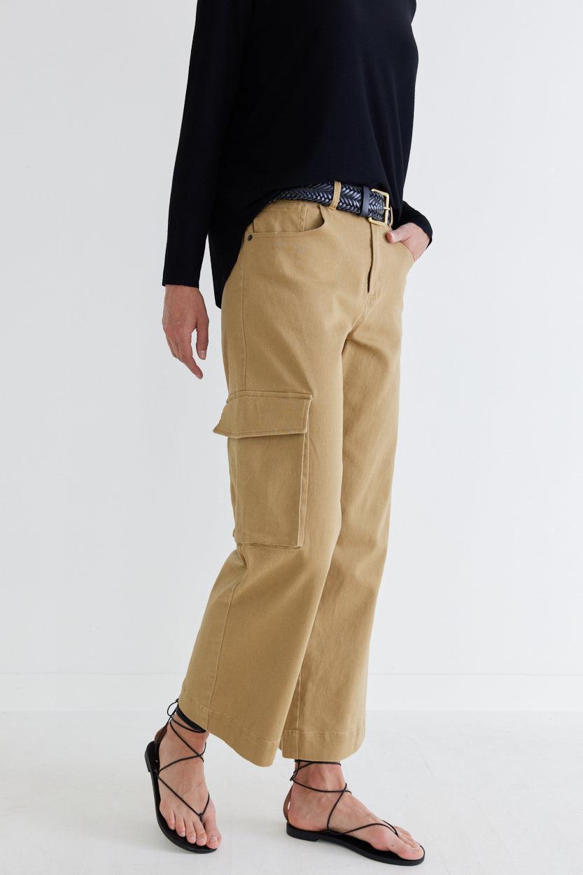 Change of Pace Denim Cargo Pants Product Image