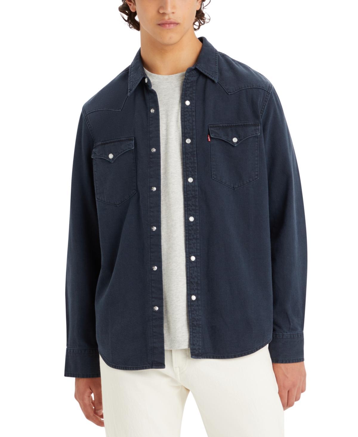 Levis Long Sleeve Plaid Western Shirt Product Image