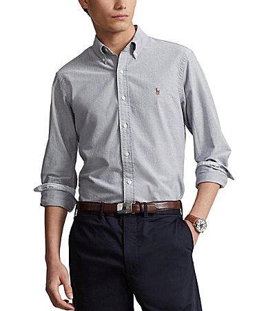 Mens Cotton Oxford Shirt Product Image