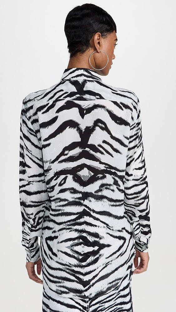 BruceGlen Snow Tiger Button Up Shirt | Shopbop Product Image