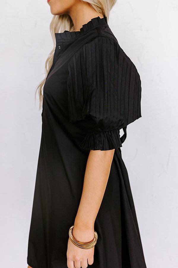 Talk Of The Town Mini Dress in Black Product Image