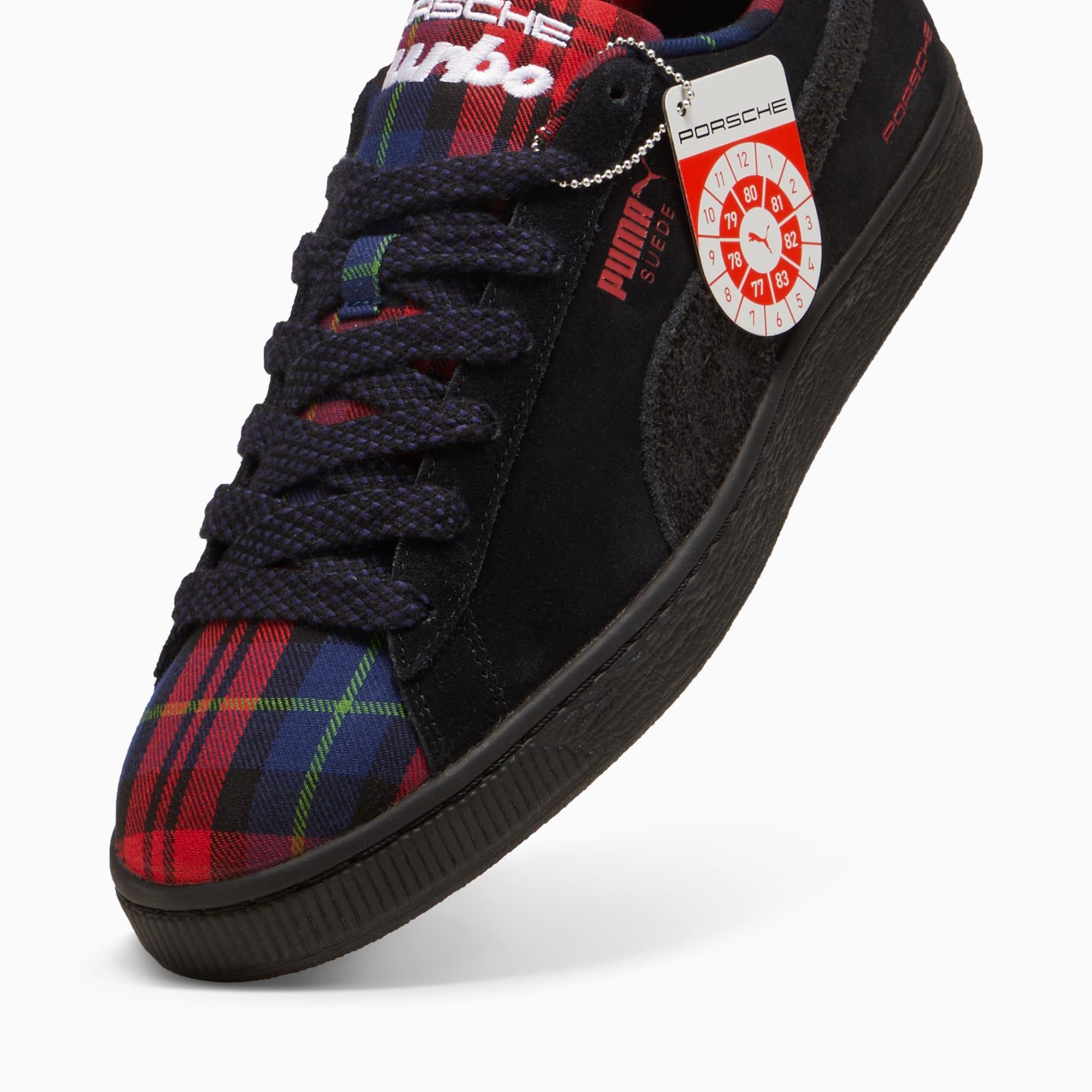 Porsche Legacy Suede Classic Tartan Sneakers Product Image