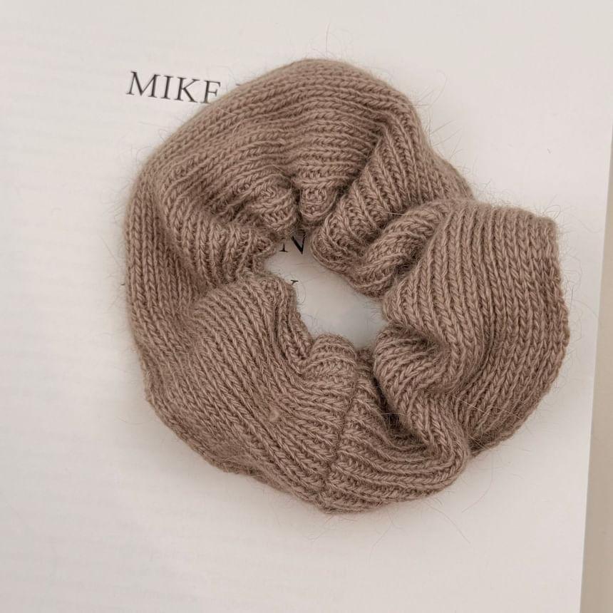 Plain Knitted Scrunchie Product Image