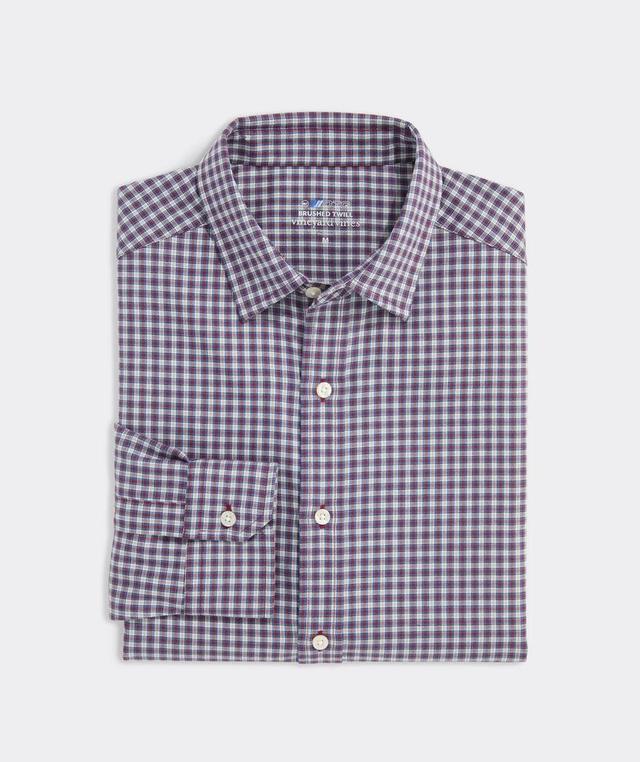 On-The-Go Brushed Twill Check Shirt Product Image